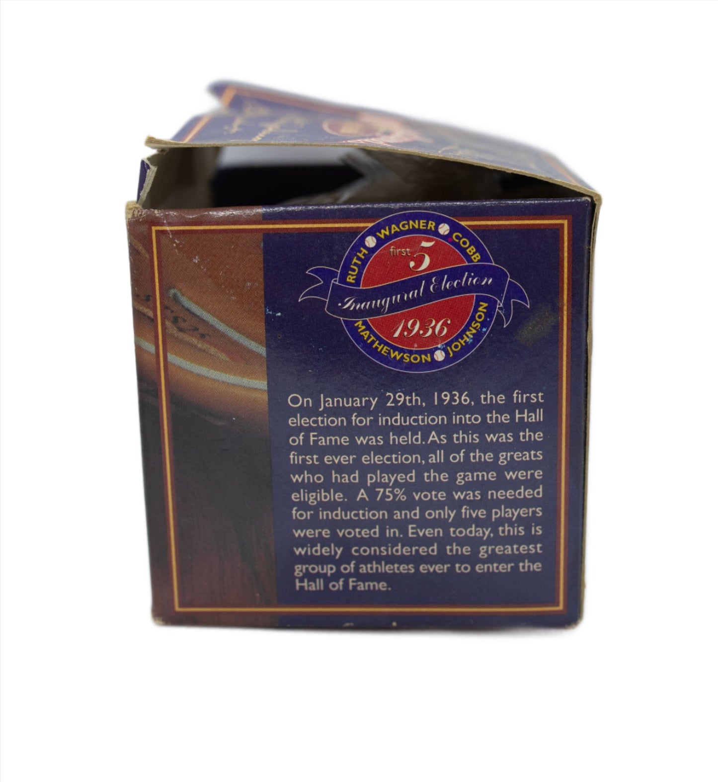 AMERICAN LEGENDS Replica Autograph Baseball 1936 First 5 Players In Hall Of Fame