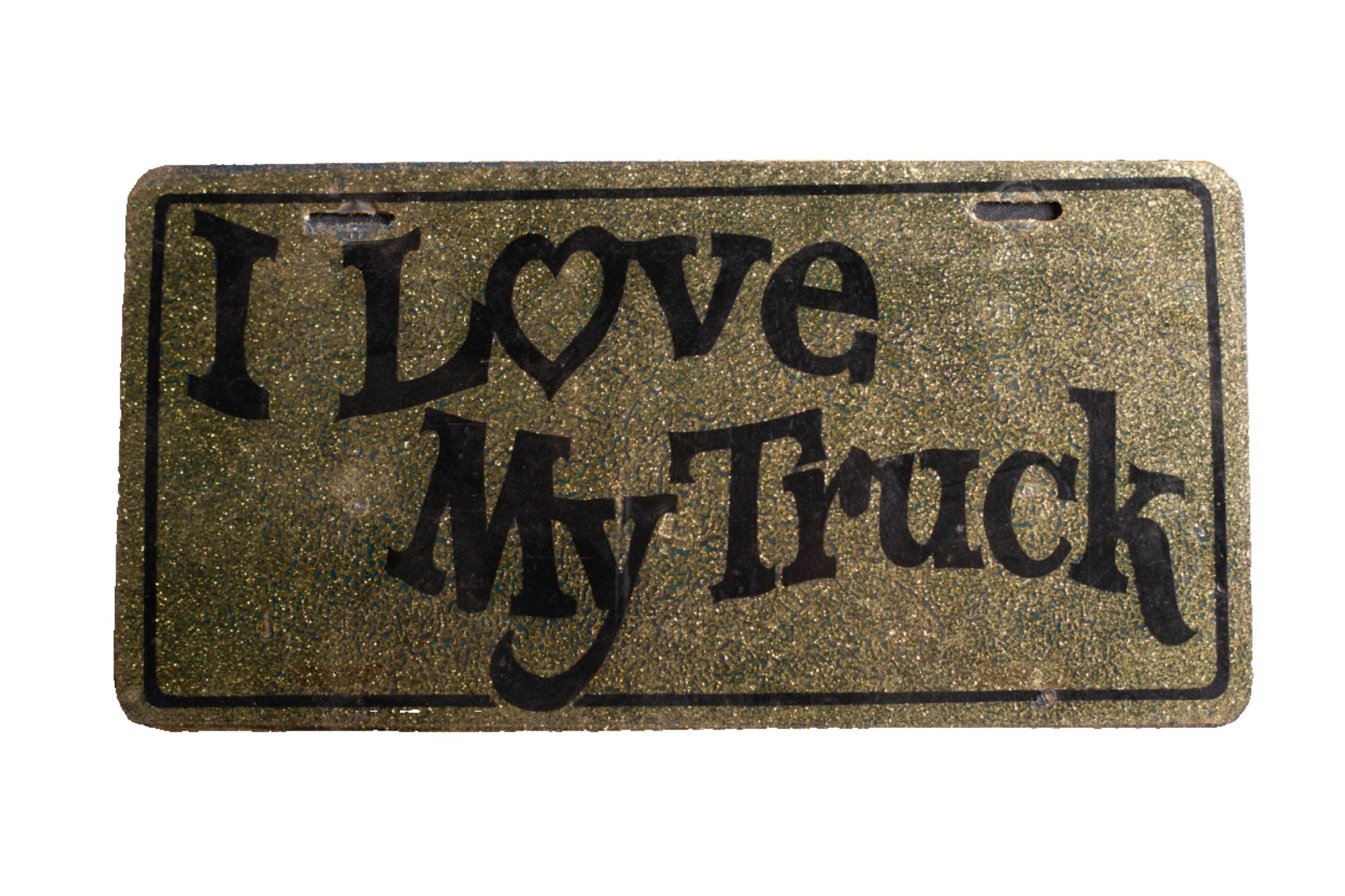 I love my truck novelty license plate