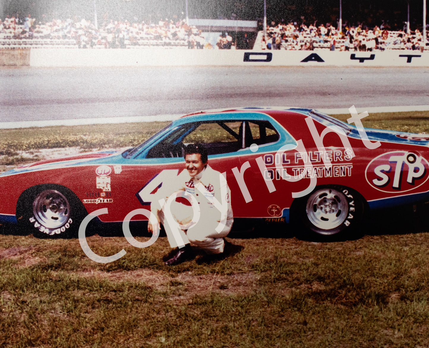 Richard Petty Next To Car Photo Print