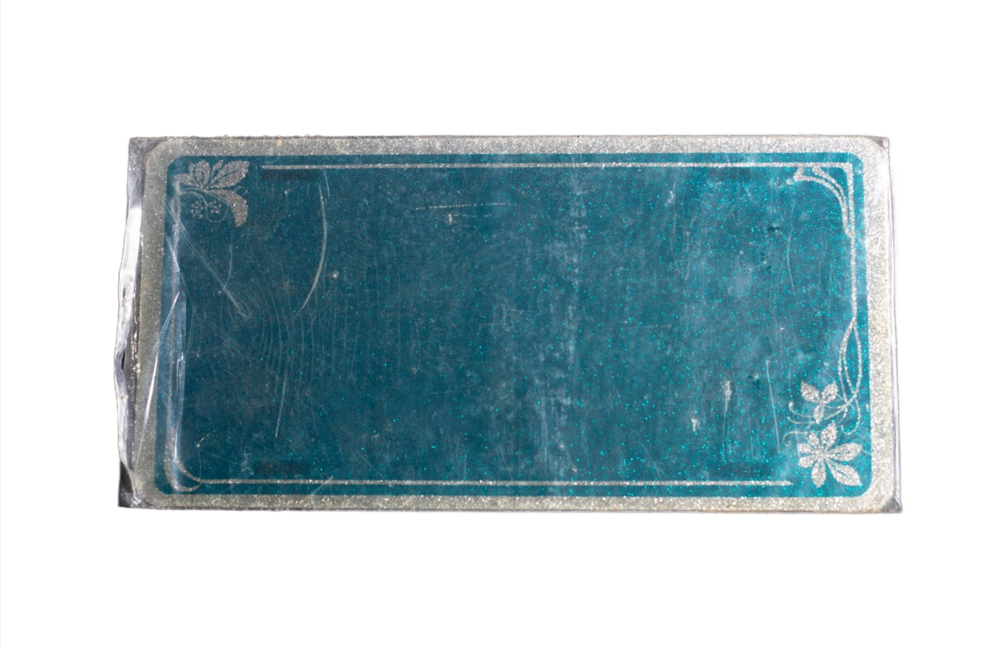 Colorful Border Glitter Novelty License Plate