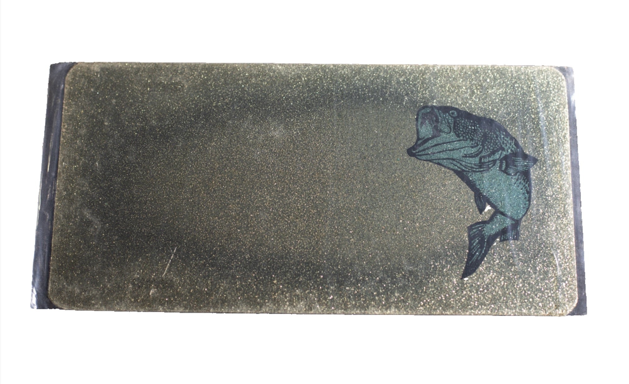 Bass Glitter License Novelty Plate
