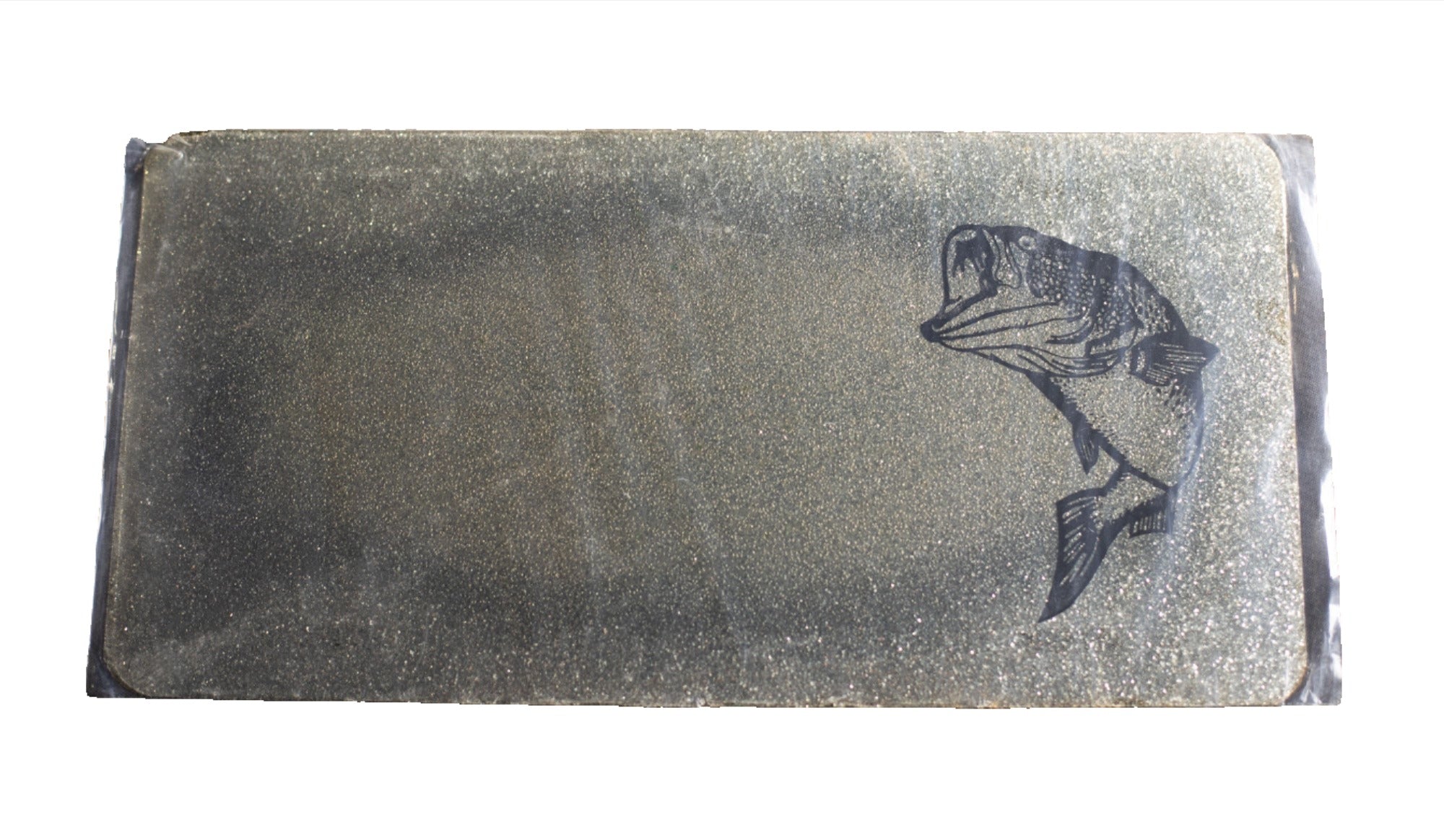 Bass Glitter License Novelty Plate