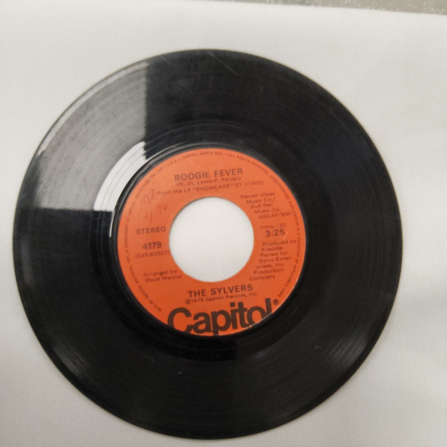 45 double sided record The Sylvers "Boogie Fever" and "Free Style"