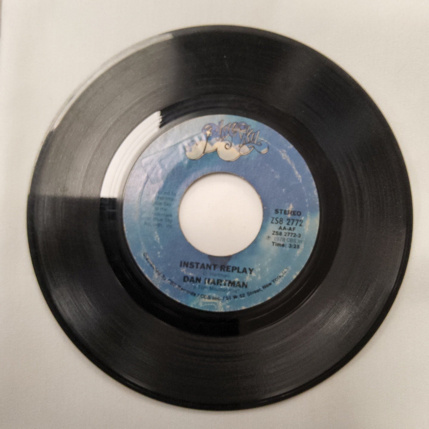 45 double sided record Dan Hartman "Instant replay" produced by blue sky records