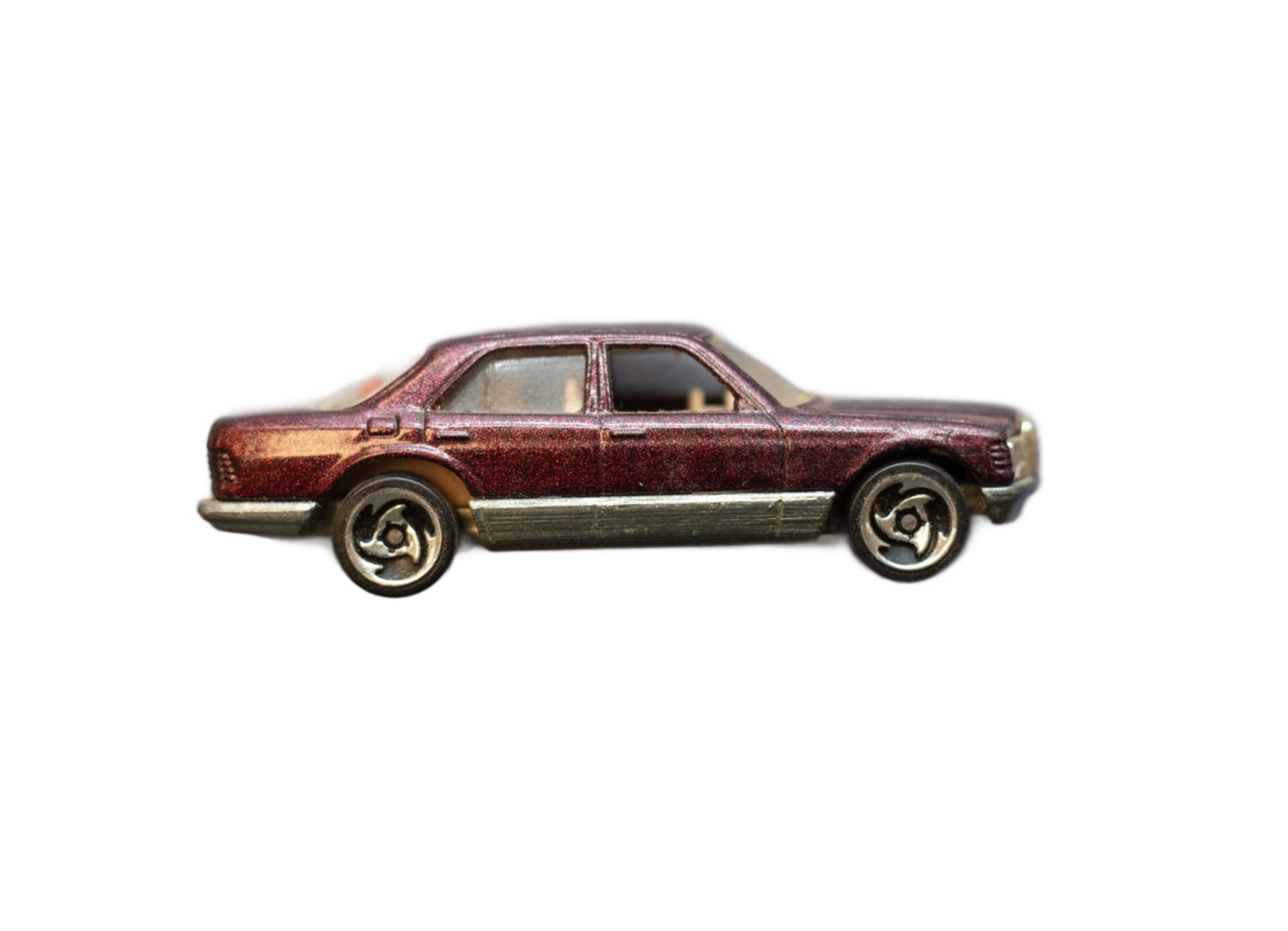 Hot Wheels Mercedes 380SEL #253 HW ‘92 Series Maroon Loose VHTF