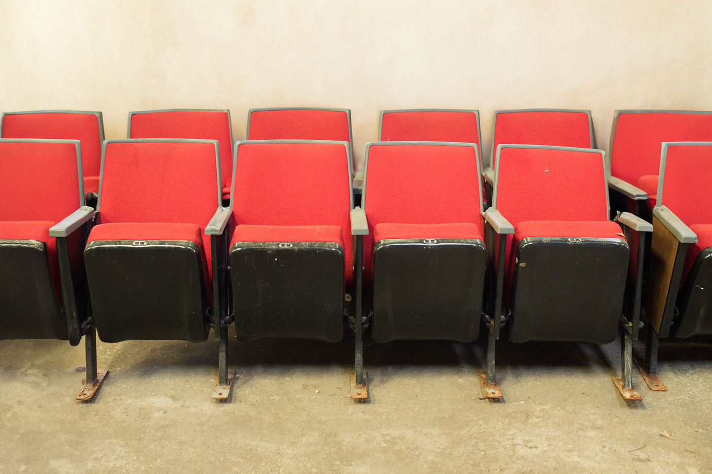 Vintage Theatre Chairs from Historic Zodiac Playhouse