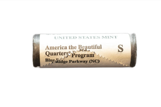 America the beautiful quarter program Blue Ridge Parkway $10 roll S