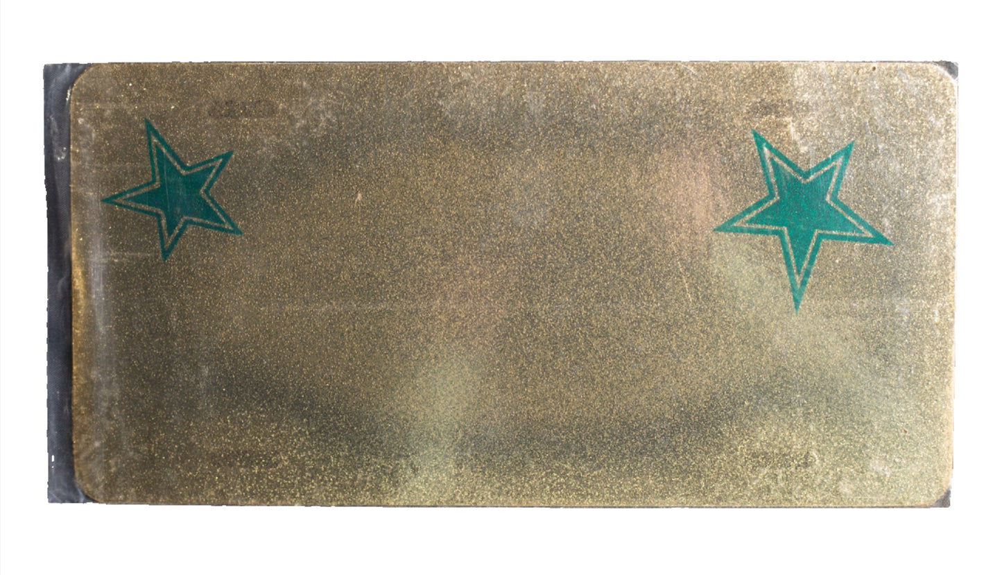 Green Star Novelty License Plate