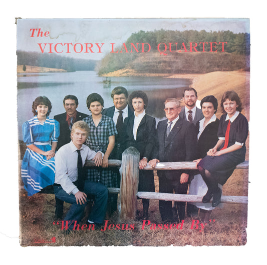 LP Record The Victory Land Quartet - When Jesus Passed By