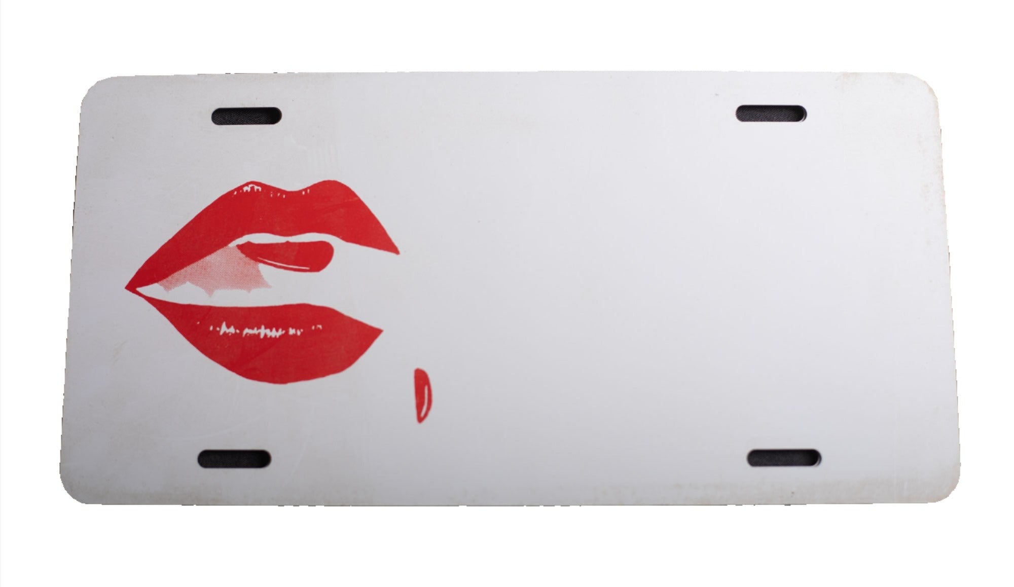 Lips Novelty License Plate