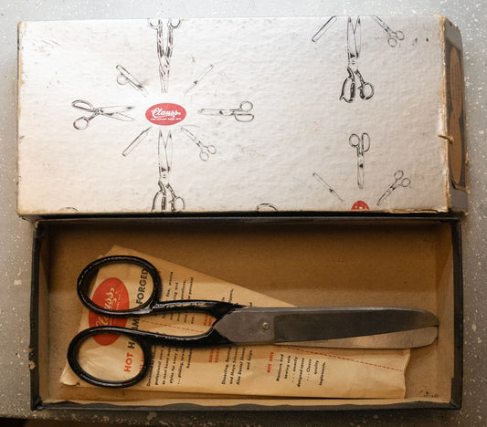 Vintage Clauss Hot Hammer Roaching or Feltlock Shears NOS + box