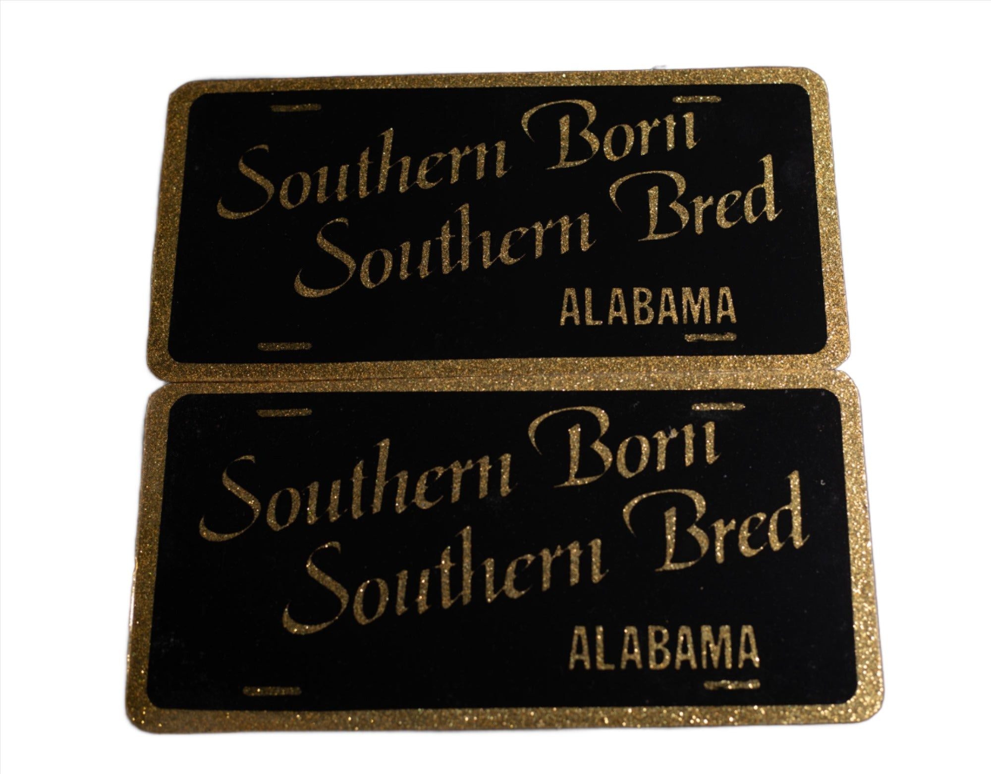 Southern Born Southern Bred AL Novelty License Plates