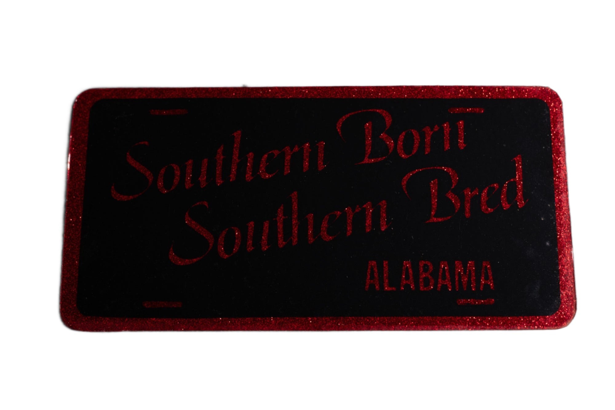 Southern Born Southern Bred AL Novelty License Plates