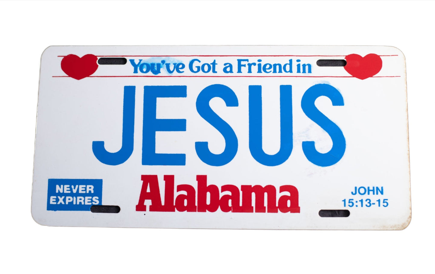 Friend in Jesus Novelty License Plate