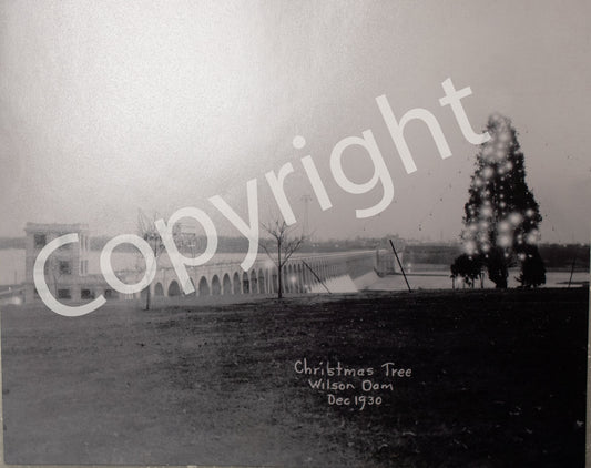 BW Firework Display "The Spillway" Christmas Party Wilson Dam 1930 Photo Print