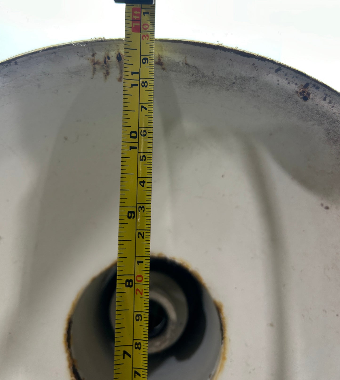 12’ Green Benjamin Porcelain Industrial Light