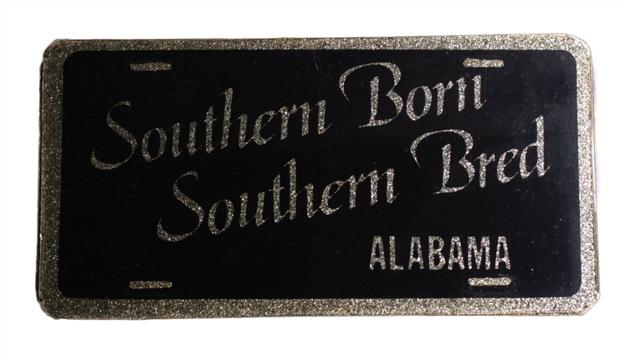 Southern Born Southern Bred AL Novelty License Plates