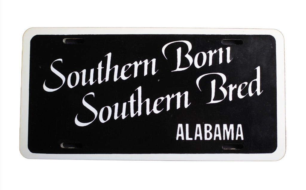 Southern Born Southern Bred AL Novelty License Plates