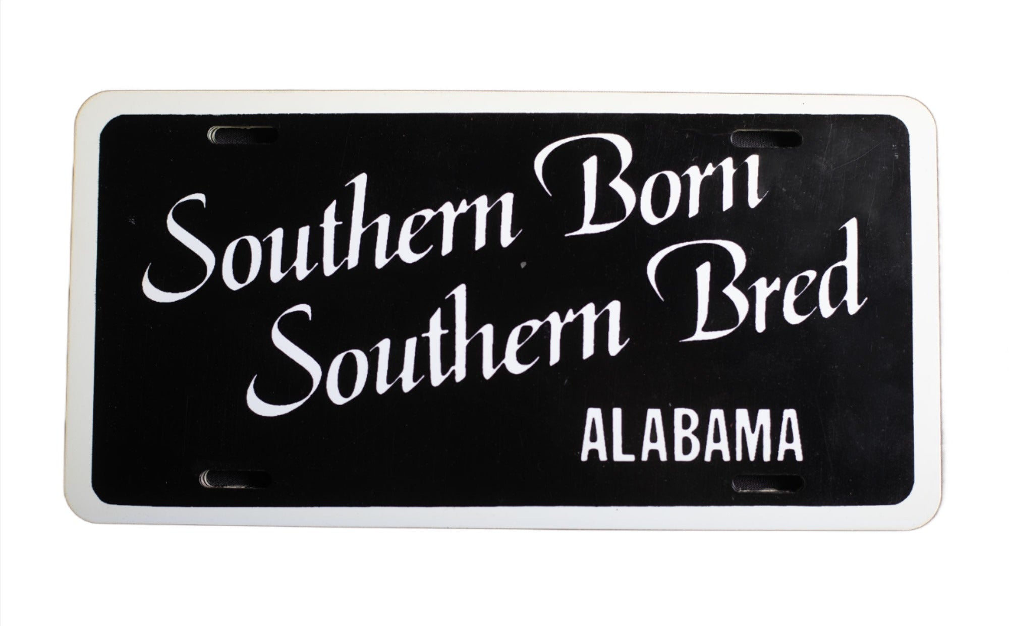 Southern Born Southern Bred AL Novelty License Plates