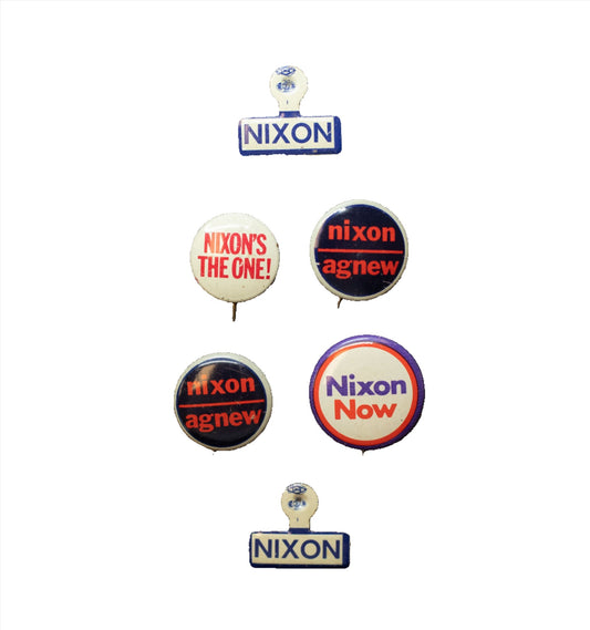 Vintage Lot Of Nixon President Campaign Buttons