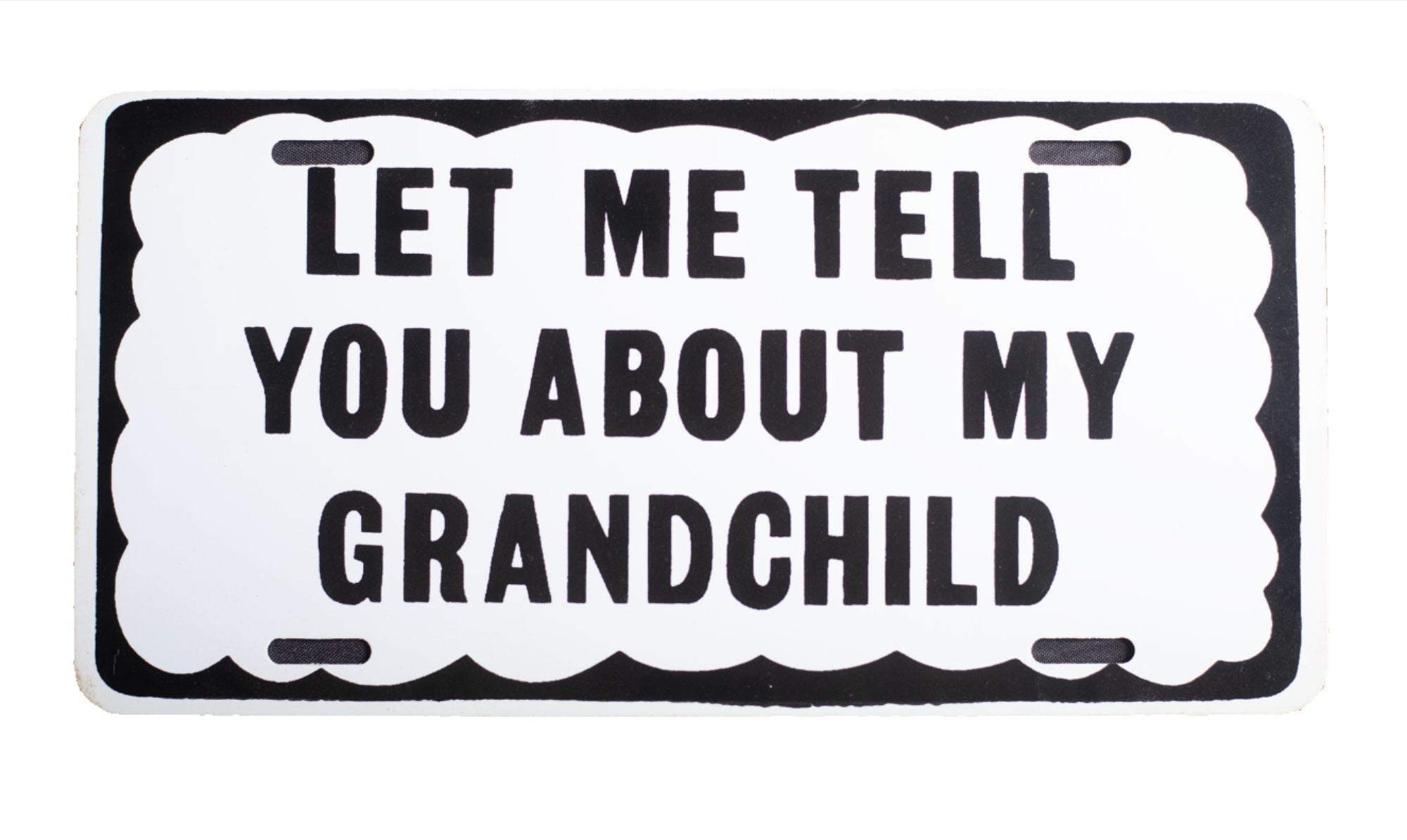 Grandchild Novelty License Plate