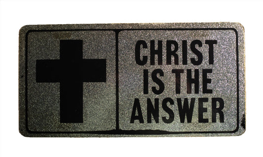 Christ is the answer Novelty License Plate