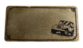 Glitter Jeep License Novelty Plate
