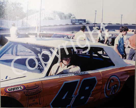 Darrell Waltrip in helmet #48 Nascar Photo Print