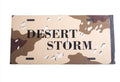 Desert Storm Novelty License Plate
