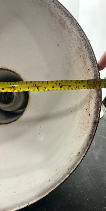 12’ Green Benjamin Porcelain Industrial Light