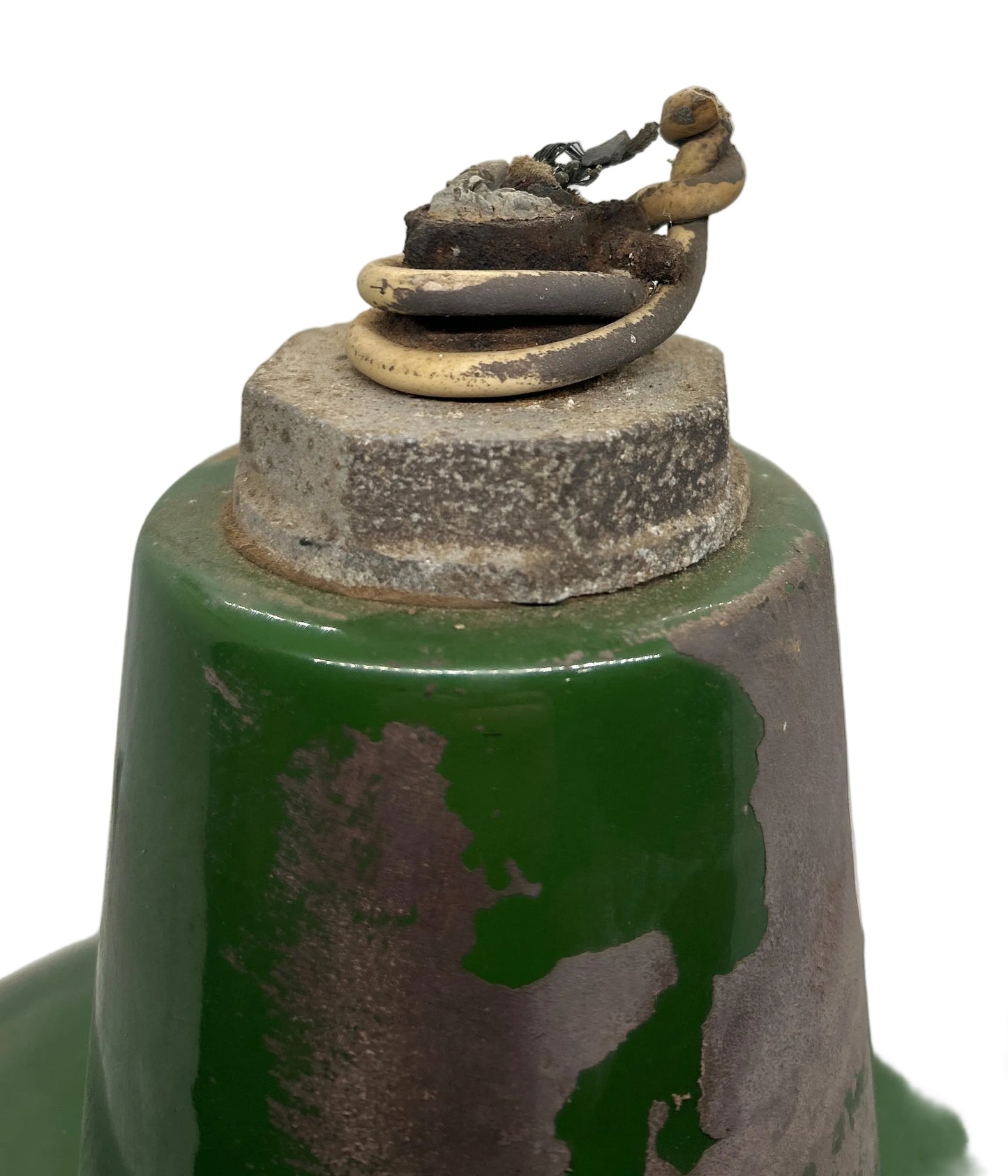 12’ Green Benjamin Porcelain Industrial Light