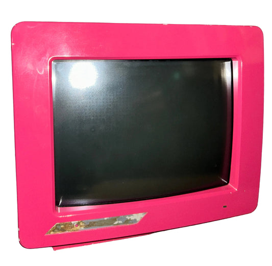 Atari SC1224 Monitor Pink/Red
