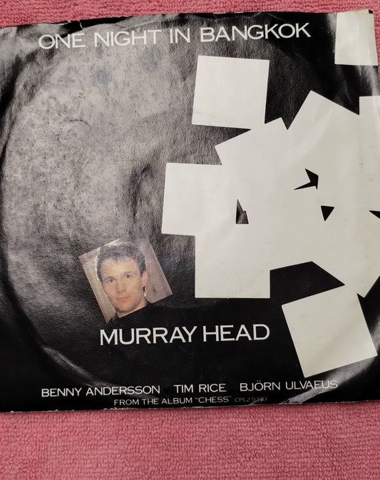 45 double sided record Murray Head chess record "one night in Bangkok" and "Merano"