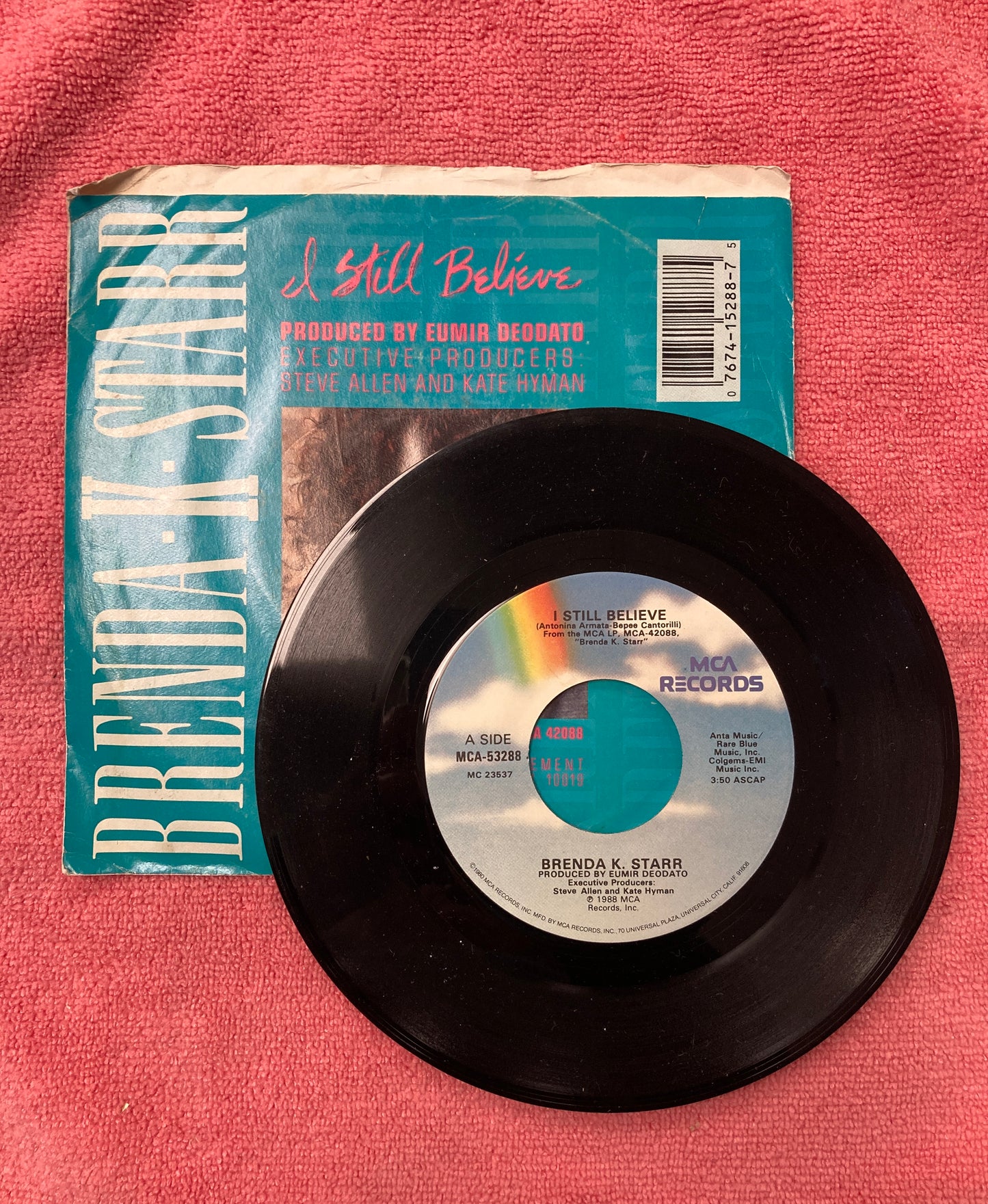 45 double sided record Brenda Starr "I still believe" and "All tied up"