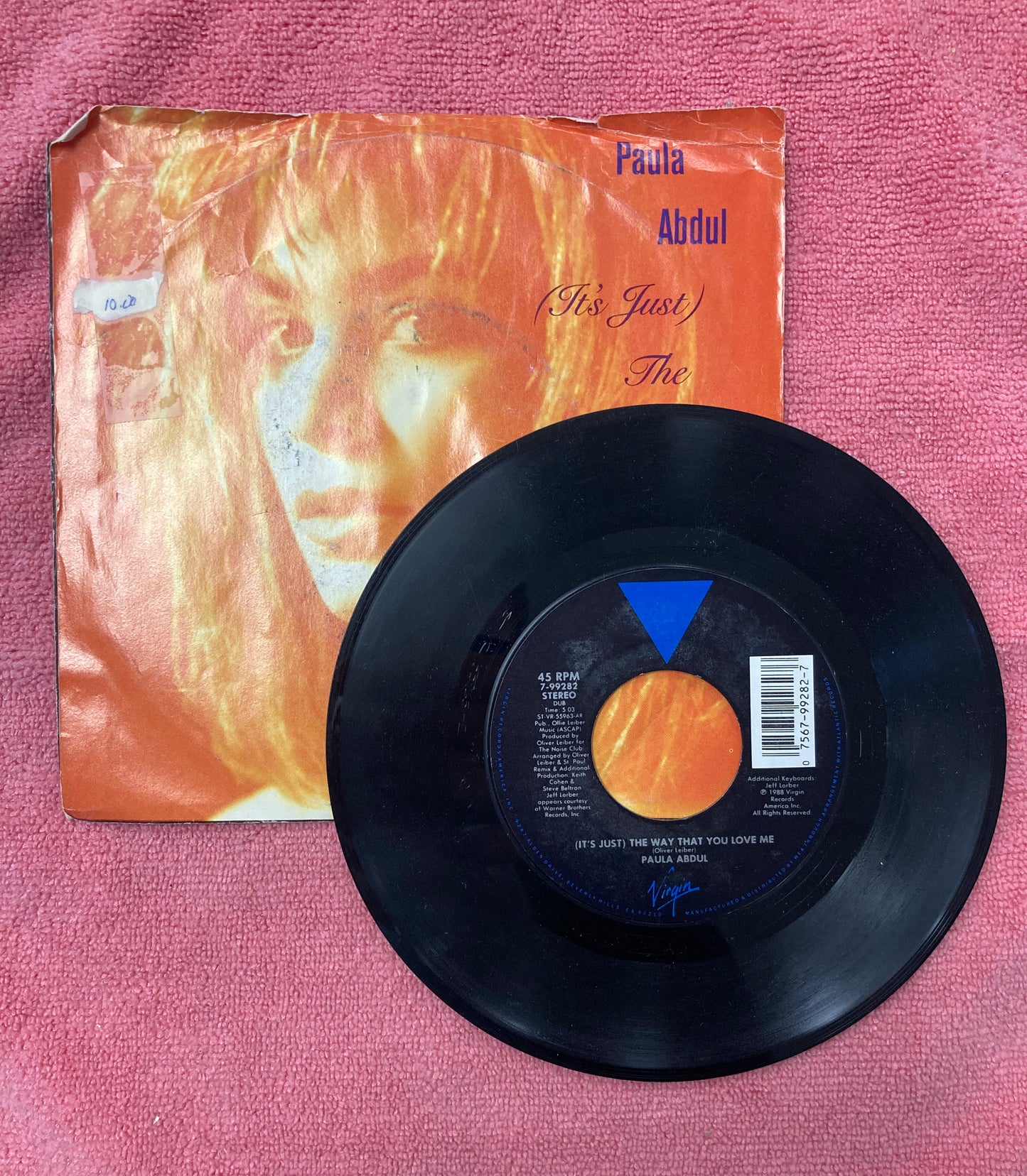 45 record Paula Abdul "( It's just) the way that you love me"