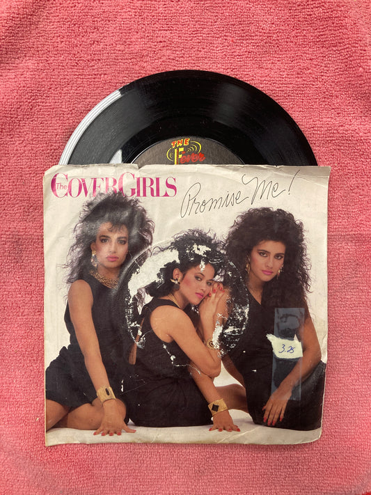 45 double sided record The Cover Girls "Promise Me" and "One Night Affair"