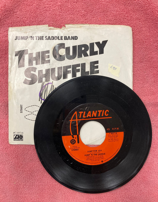 45 double sided record Jump'n the Saddle "The Curly Shuffle" and "Jump for Joy"