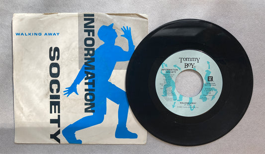 45 single sided Tommy Boy record "Walking Away"