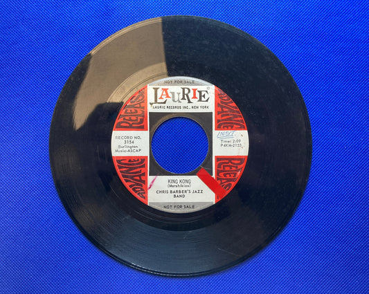 45 double sided Chris Barber's Jazz Band record "King Kong" and "It looks like a big night tonight"