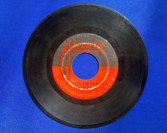 45 double sided The Spinners record "Just you and me baby" and "Could it be I'm falling in love"