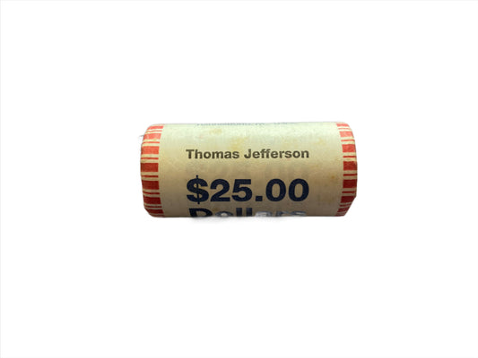 Thomas Jefferson $1 One Dollar Coin Unopened Roll