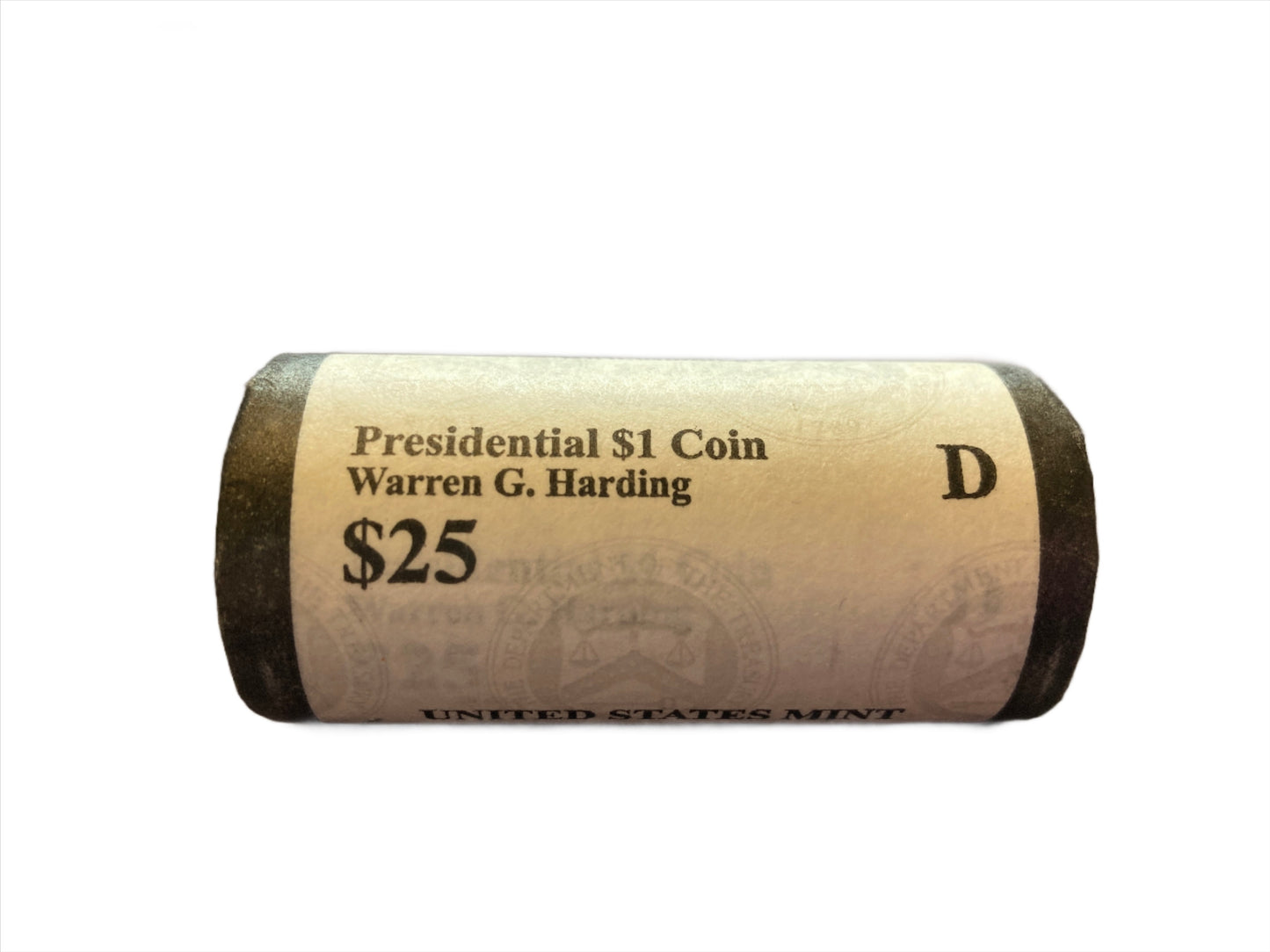 Warren G. Harding $1 One Dollar Coin Unopened Roll