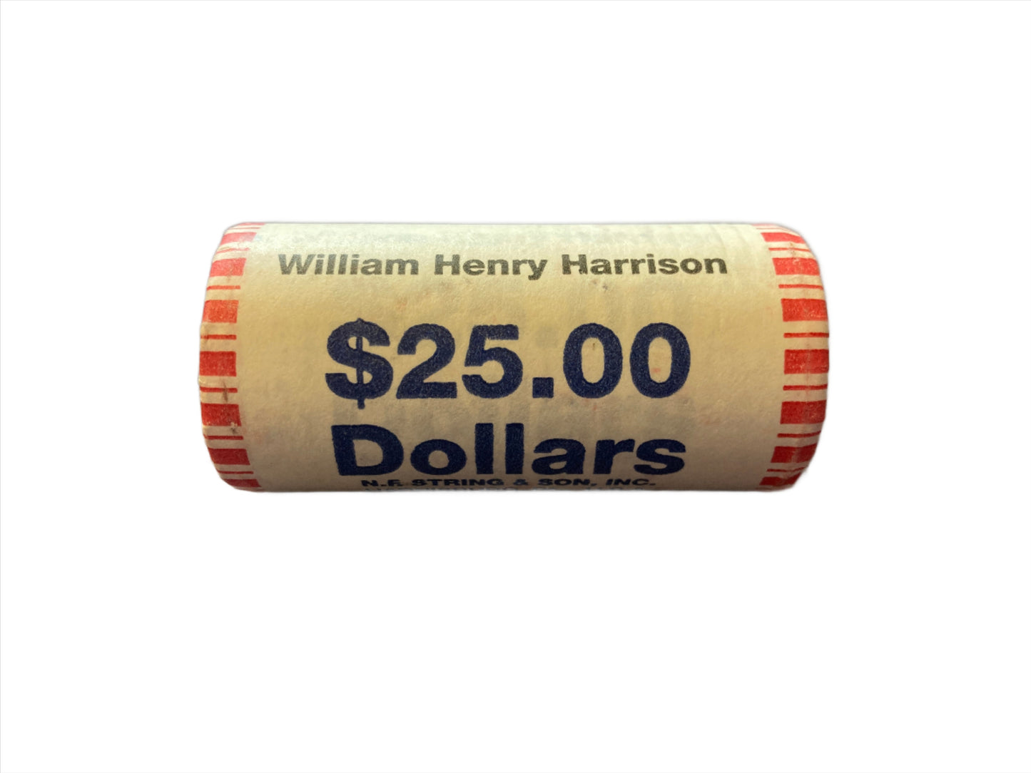 William Henry Harrison $1 One Dollar Coin Unopened Roll