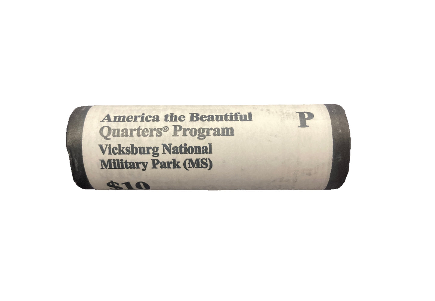 America the beautiful quarter program Vicksburg $10 roll