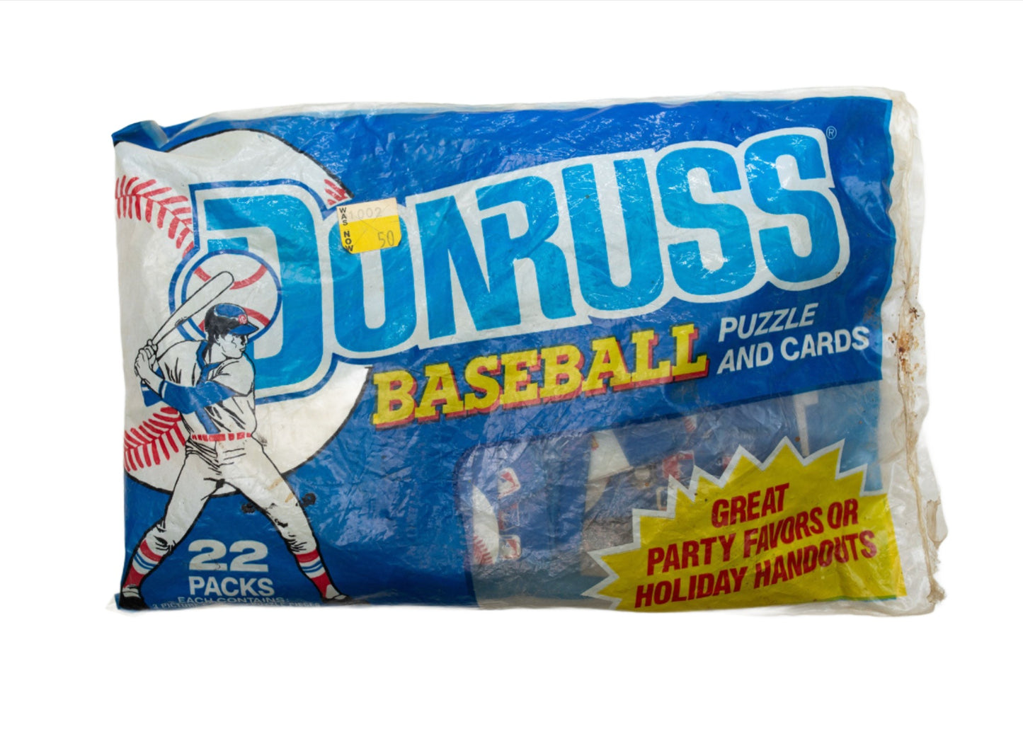 Donruss baseball puzzle and cards