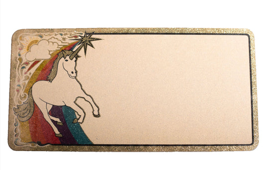 Unicorn Novelty License Plate