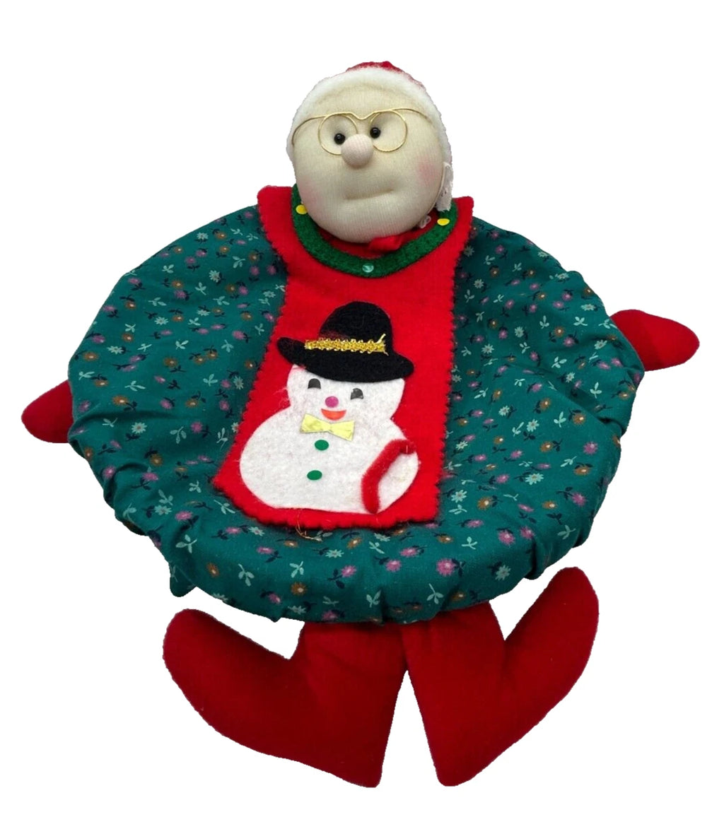 Avon Gift Santa & Mrs. Claus Snack Baskets