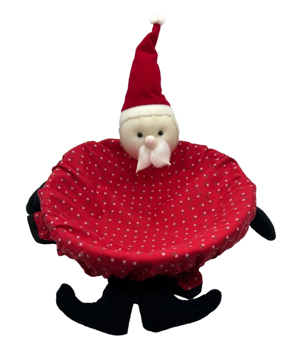 Avon Gift Santa & Mrs. Claus Snack Baskets